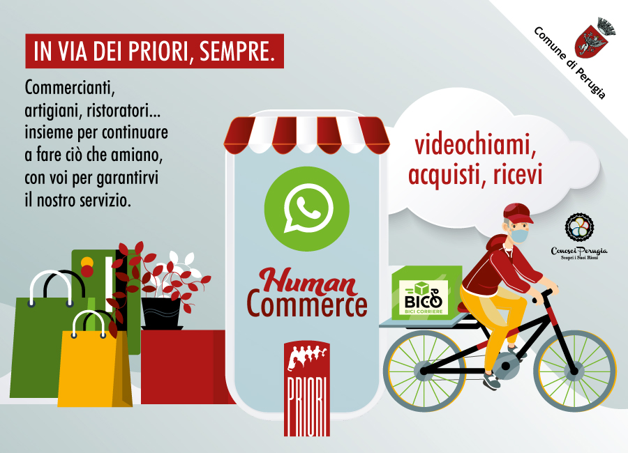 Human Commerce in Via dei Priori
